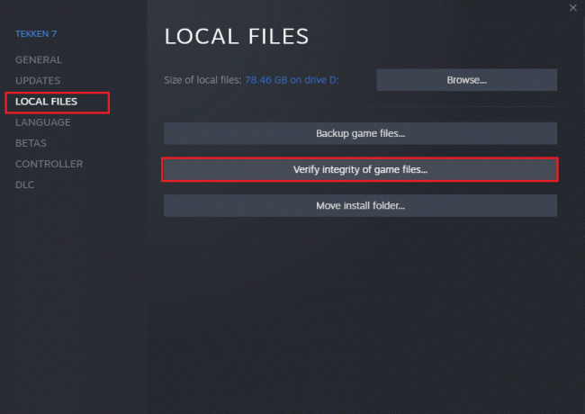 ゲーム ファイルの整合性を確認します。 CS GO ビデオ設定が保存されないエラーを修正
