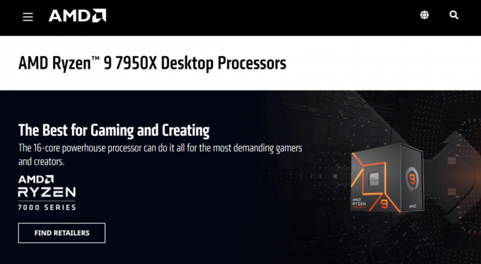 AMD Ryzen 9 7950X Masaüstü İşlemciler