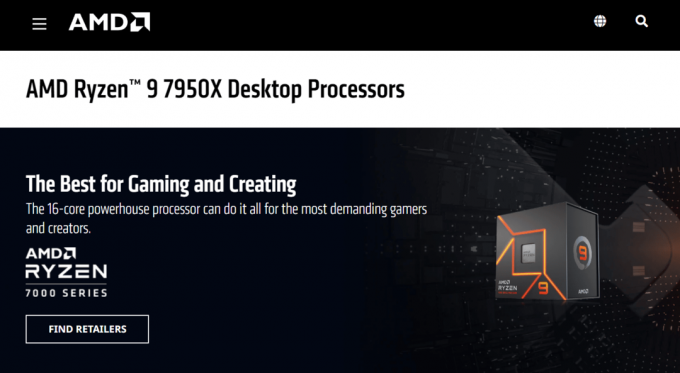 AMD Ryzen 9 7950X stasjonære prosessorer