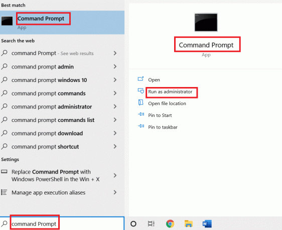 เรียกใช้พรอมต์คำสั่ง แก้ไข Outlook ค้างเมื่อโหลดโปรไฟล์บน Windows 10