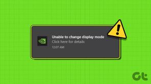 Les 7 meilleures façons de corriger l'erreur "Impossible de changer le mode d'affichage" de NVIDIA sous Windows 11