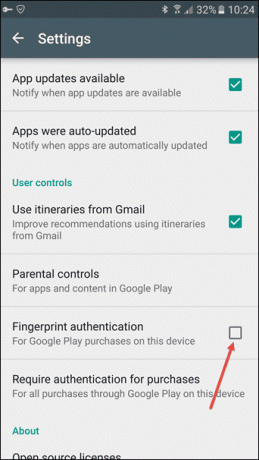 Utilisations d'empreintes digitales Samsung S7 1