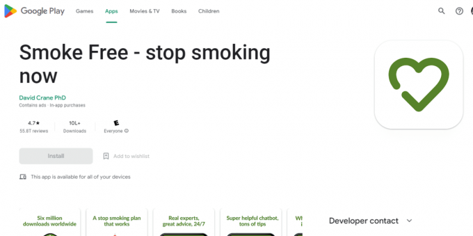 Smoke Free Google Playssa