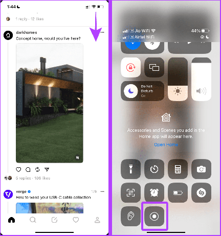 Запис екрану на iOS