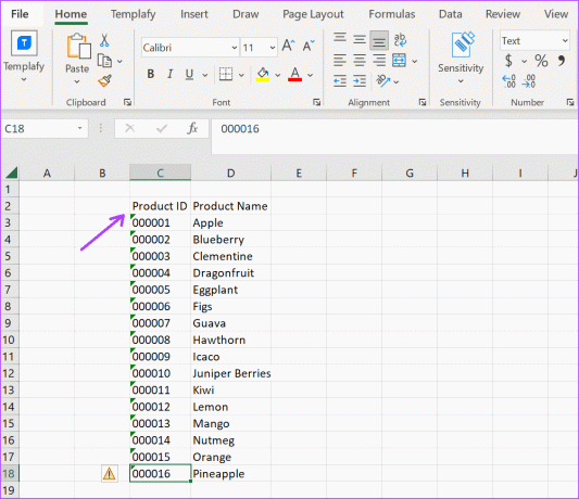 cum să adăugați elimină zerourile de început în Excel 5