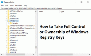 Як отримати повний контроль або право власності на ключі реєстру Windows