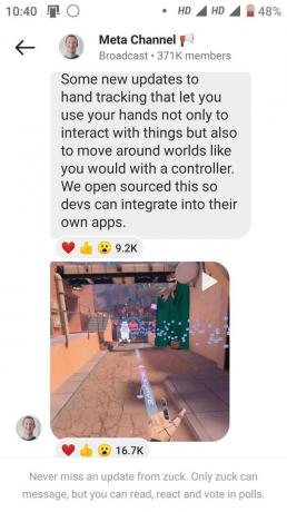 Metakanaal VR Direct Touch
