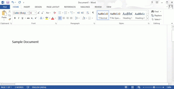 Masaüstünüzde MS Word'ü başlatın