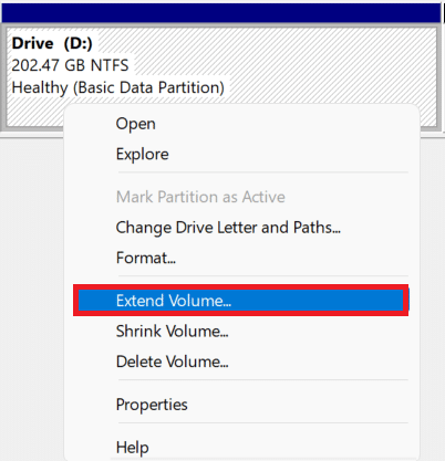 Haga clic derecho en el menú contextual. Cómo particionar el disco duro en Windows 11