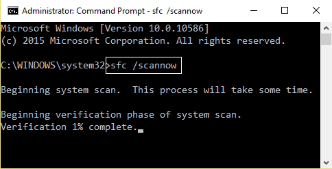 SFC scan nu kommandotolken