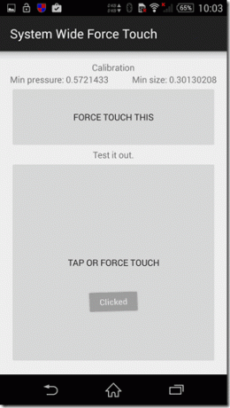 Système étendu Force Touch 1