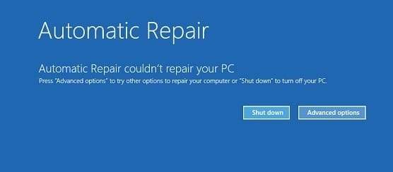 Как да поправите, че Автоматичният ремонт не може да поправи вашия компютър