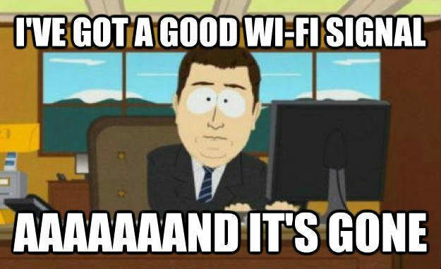 Težave z Wi-Fi