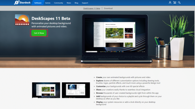 Site oficial do Stardock deskscapes 11