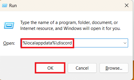 Πληκτρολογήστε localappdata discord στο πλαίσιο κειμένου και κάντε κλικ στο OK. Γιατί ο Σύνδεσμος Discord συνεχίζει να λήγει;
