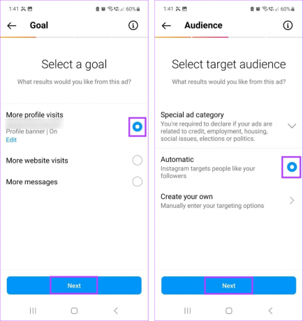 Ispunite detalje za Story Highlight Boost