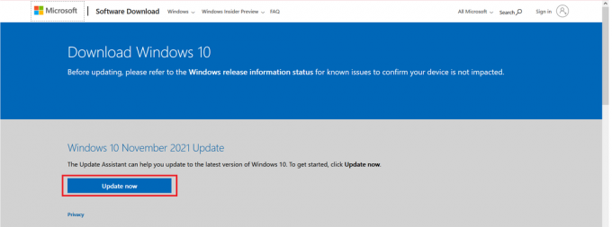 Windows 10. November 2021-Update