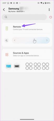 Отворете Samsung TV Remote в приложението SmartThings