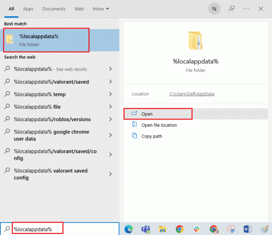 ouvrez le dossier AppData Local. Correction de l'erreur VPN Hamachi dans Windows 10