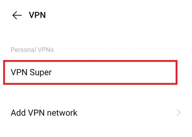 Öppna VPN-tjänsten