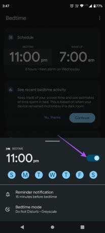 Schlafenszeituhr-App für Android deaktivieren