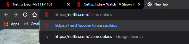 Navigieren Sie zu einem beliebigen Browser und löschen Sie Cookies. So führen Sie einen von Netflix Proxy erkannten Fix durch