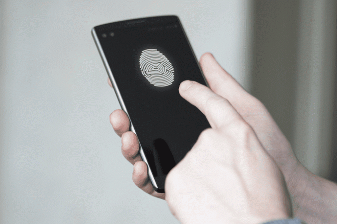 Sensor de huellas dactilares Android