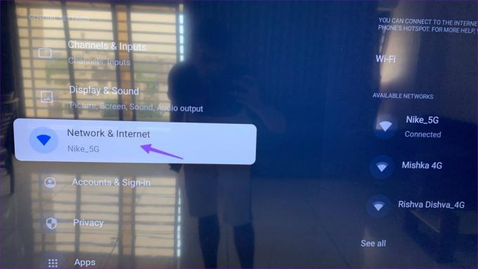 Google TV maakt geen verbinding met Wi-Fi 11