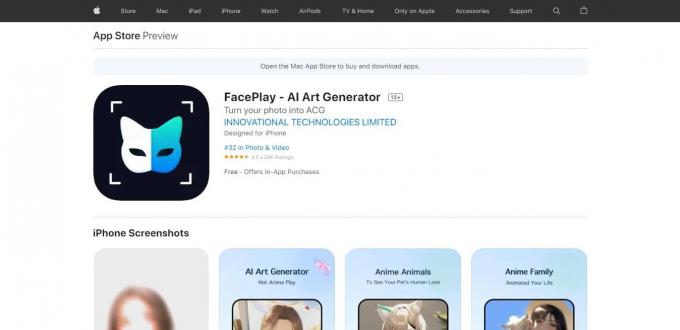 App store FacePlay 
