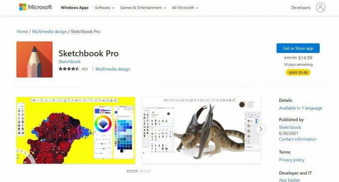 Autodesk SketchBook Pro στο Microsoft Store