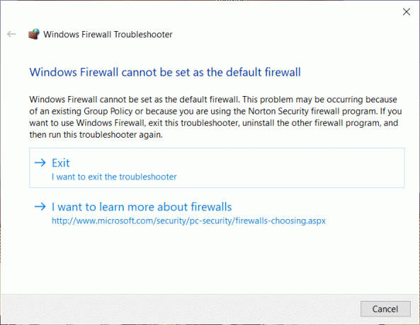 Beheben Sie Probleme mit der Windows-Firewall in Windows 10