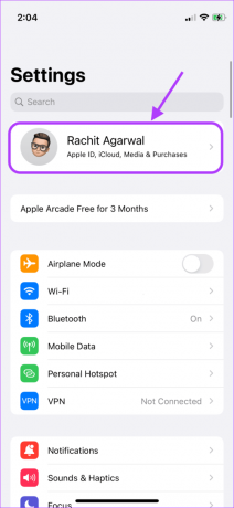 3. Odjava iz računa Apple ID 2