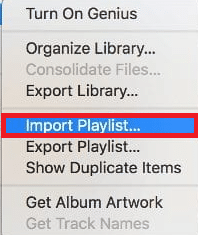 Acum, faceți clic pe Import Playlist... Cum se transferă Playlist de pe iPhone pe iTunes