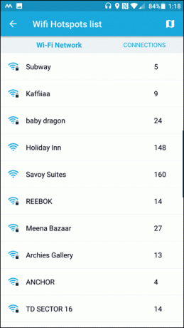 Wi-Fi analizatora lietotnes operētājsistēmai Android 8