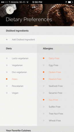 Smaskiga apprecept Dietpreferenser 3