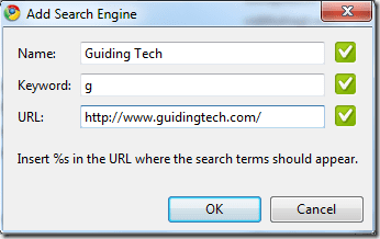 Lesezeichen für Schlüsselwörter in Chrome3