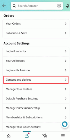 콘텐츠 및 장치를 누릅니다 | Alexa 앱에서 장치를 제거할 수 없는 이유는 무엇입니까?