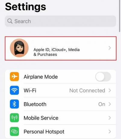 แตะที่บัญชีของคุณที่ด้านบนของหน้าจอ | วิธีตรวจสอบสถานะล็อคการเปิดใช้งาน iCloud