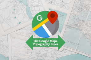Kako pridobiti topografske črte Google Zemljevidov