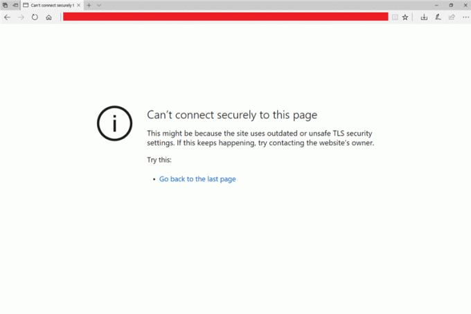 Oprava Nedá sa bezpečne pripojiť k tejto stránke Chyba v Microsoft Edge