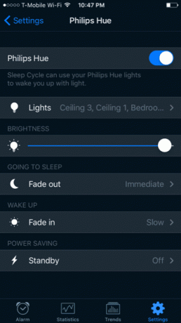 Alarm spánkového cyklu Philips Hue Lights 2