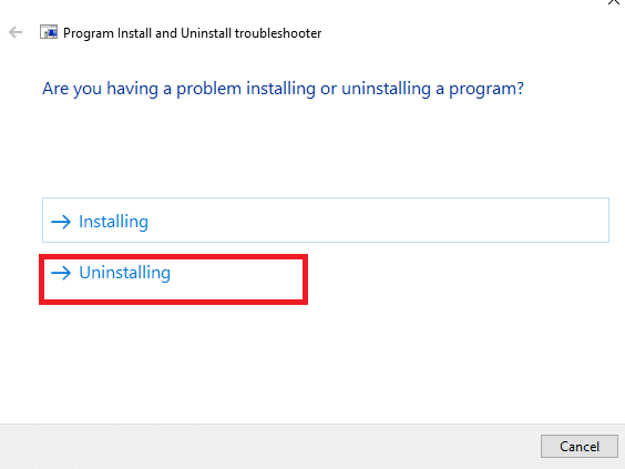 Her velger du Avinstaller i ledeteksten. Slik avinstallerer du Chromium Windows 10