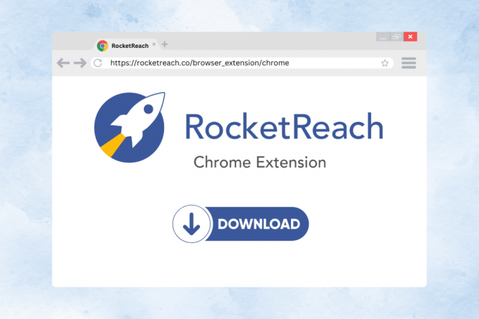 RocketReach Chrome-laajennuksen lataaminen