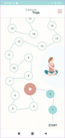 5 Minuten Yoga-app 1