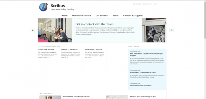 Offizielle Scribus-Website. Beste eBook-Schreibsoftware zum kostenlosen Download