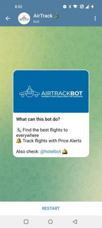 Flugbahn | nützliche Telegram-Bots
