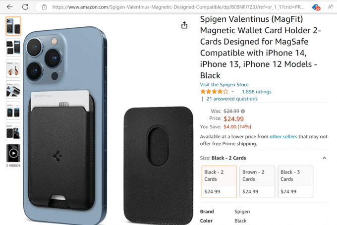 Spigen valentinus mágneses pénztárca kártyatartó | A legjobb MagSafe pénztárcák iPhone-jához