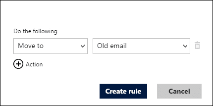 Outlook Com-regler Ny Skapa gammal