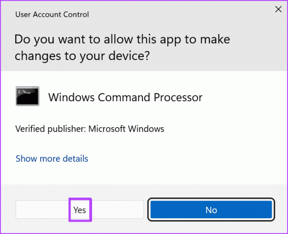 kullanıcı hesabı kontrol penceresi