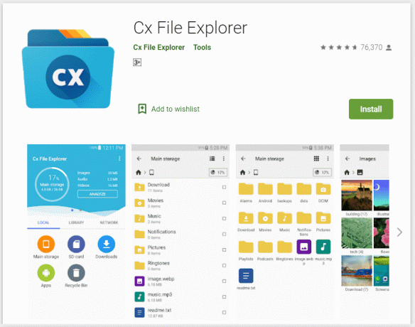 CX-Datei-Explorer